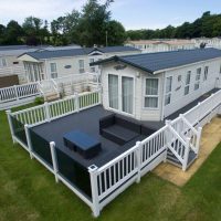 Static Caravan Lodge Plastic Decking Boards Upvc Kits Uk